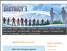 Tablet Screenshot of district1aapinellas.org